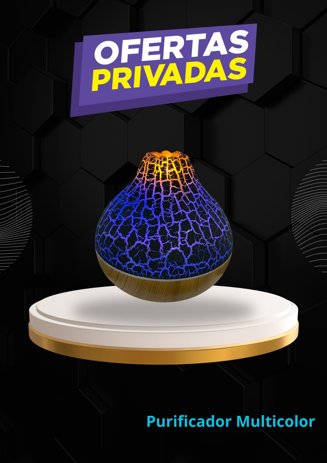 Purificador Vaporizador Humidificador Aromatizador Ambiente