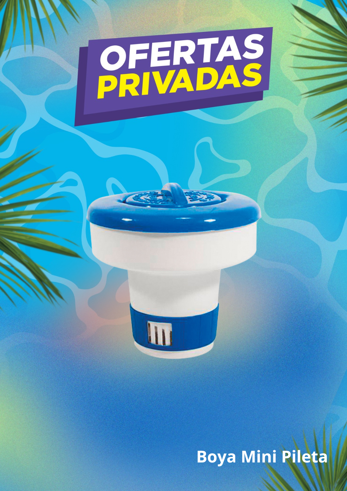 Boya Satelite Dosificadora Cloro Mini C/regulación Piscinas