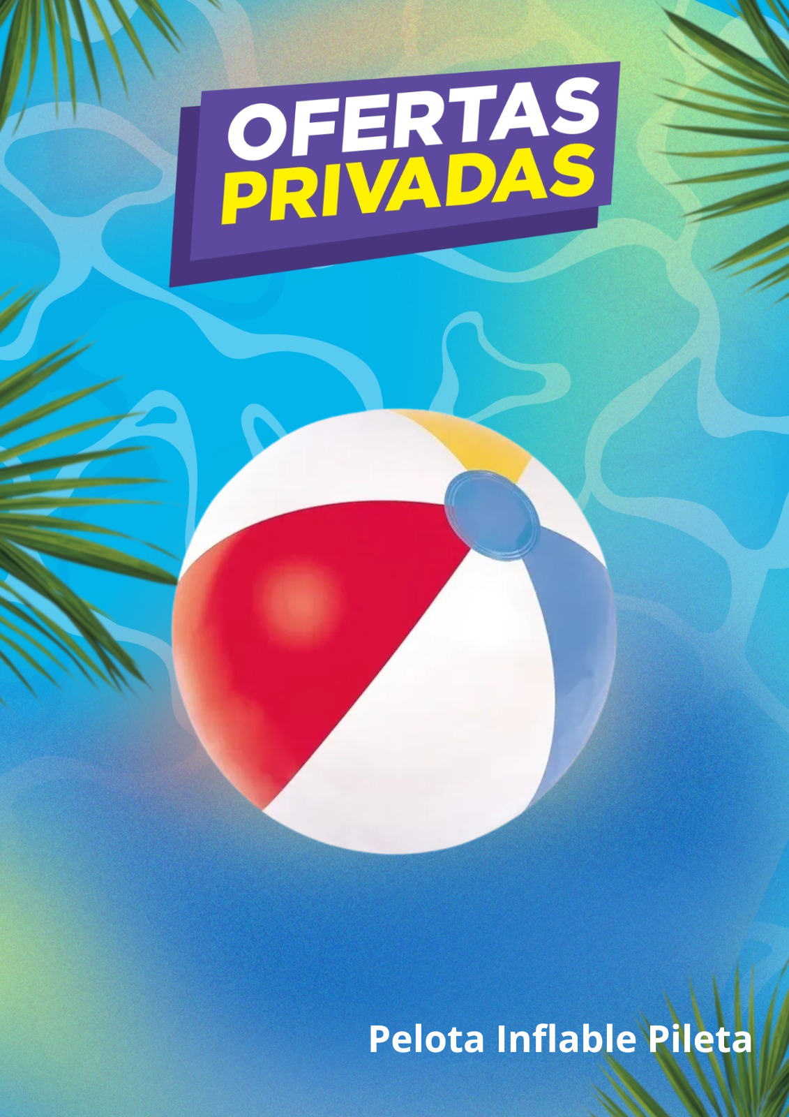 Pelota de Playa Inflable Pileta 51 cm