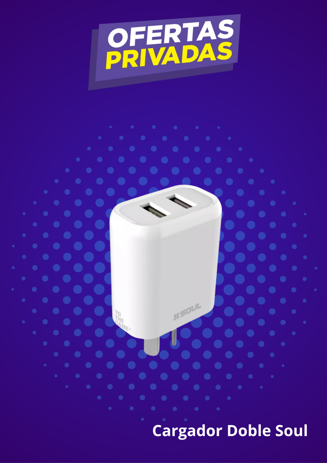 Cargador Rapido Tipo C 2.4a Soul 2 Usb 