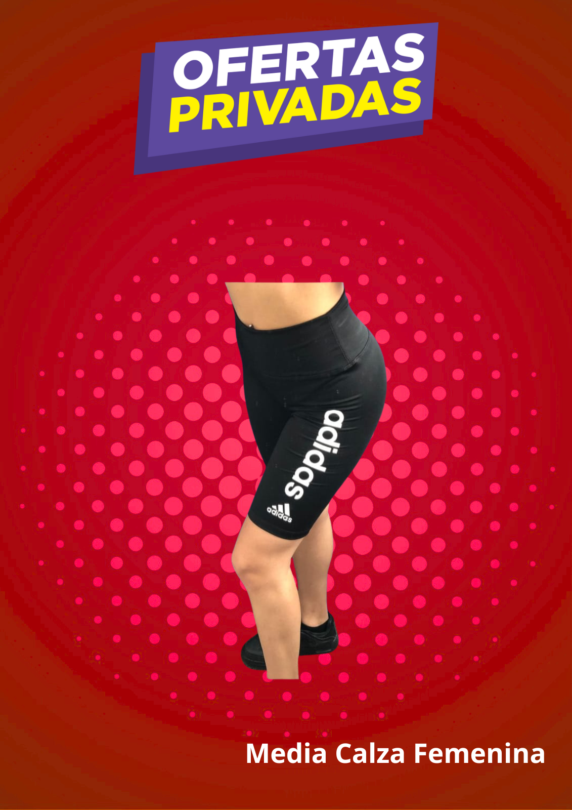 Calza Media Adidas Deportiva Mujer
