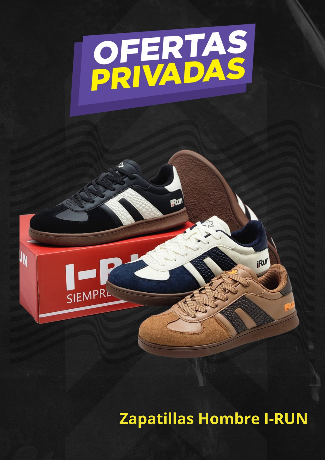Zapatillas Urbanas de Hombre con suela de Caucho