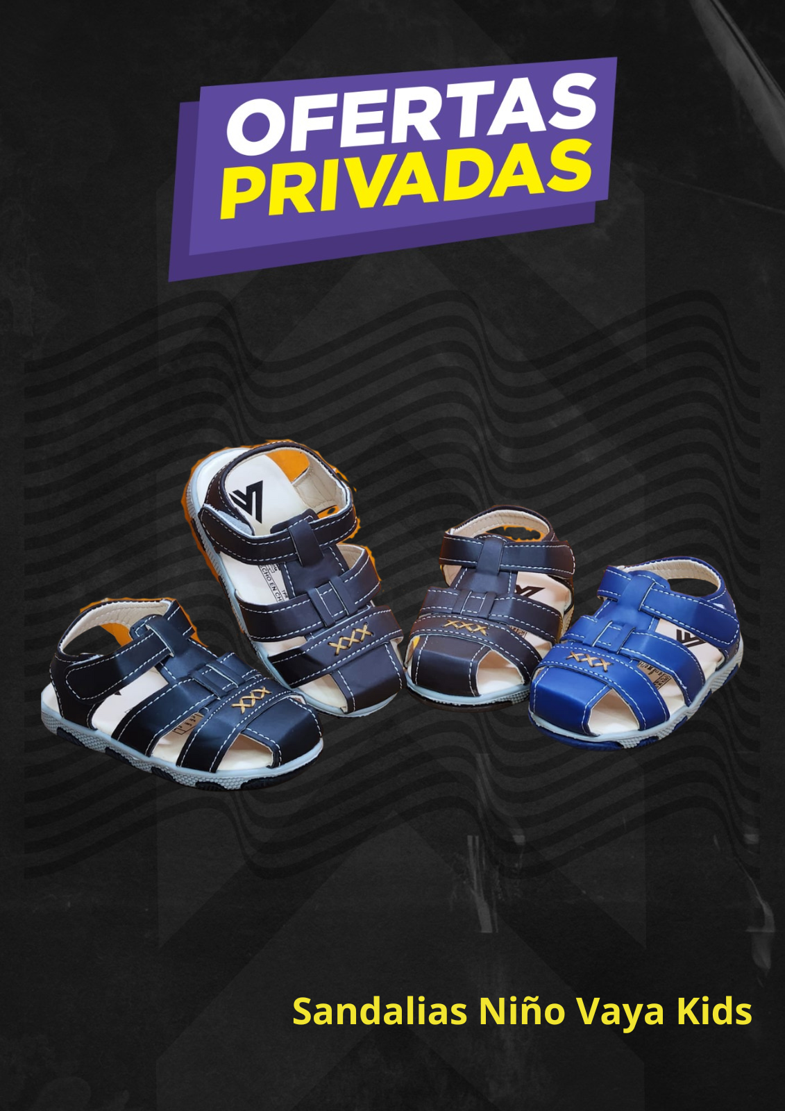 Sandalias Deportivas de Niño con Multiples Ajustes 