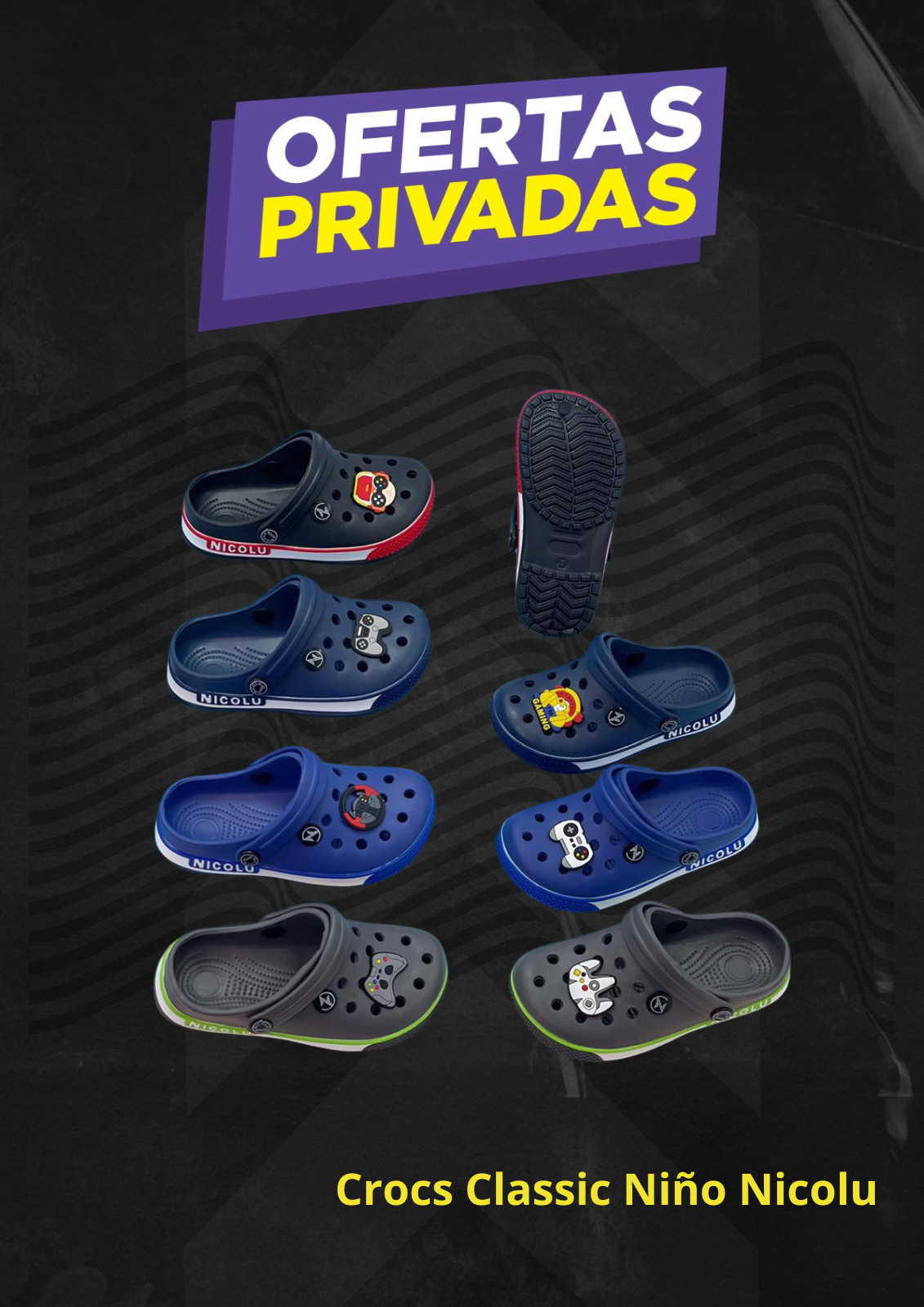 Crocs Classic Niño Nicolu